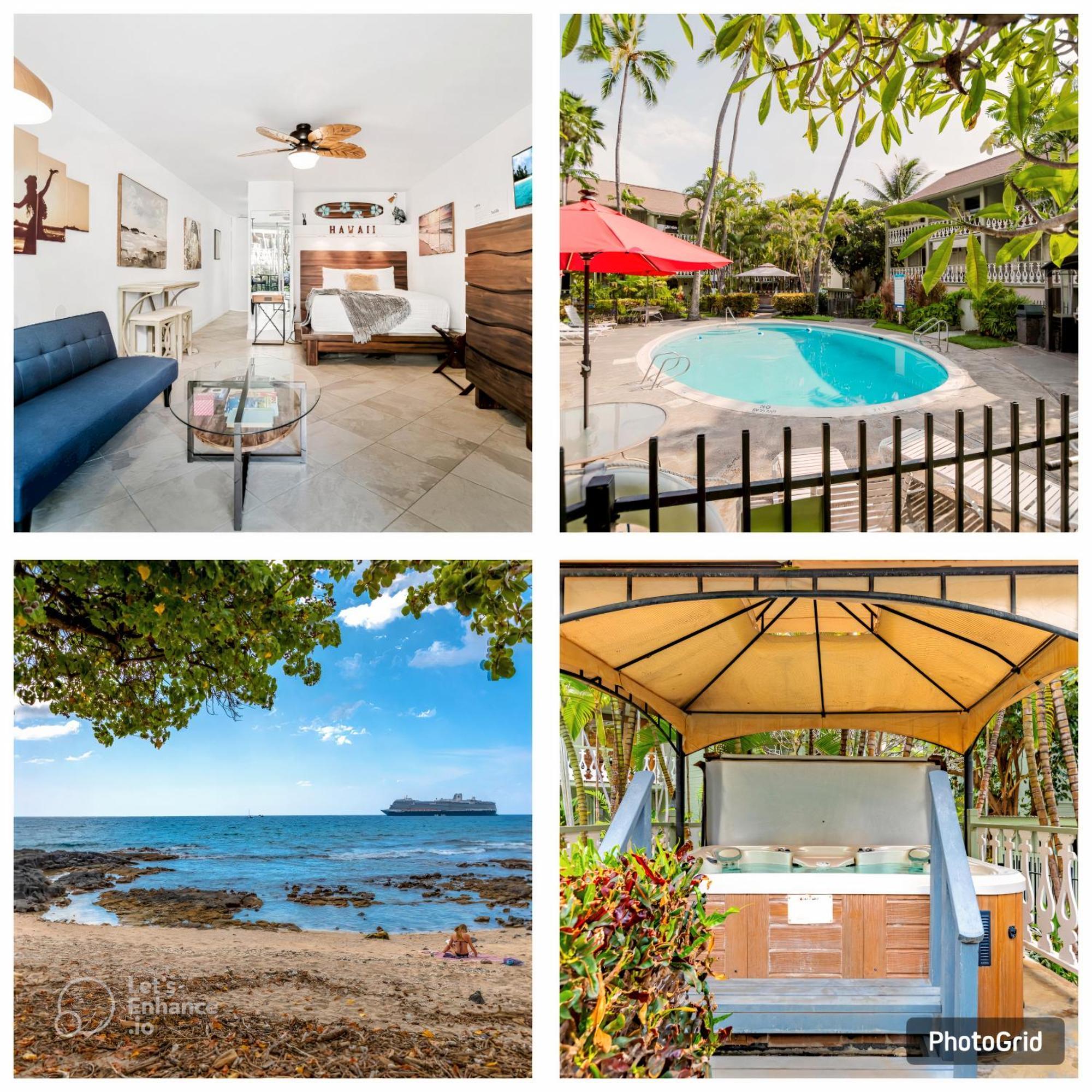 Downtown Hawaiian Paradise Condo With Hot Tub, Pool & Beach - Kona Islander Inn Kailua-Kona Buitenkant foto